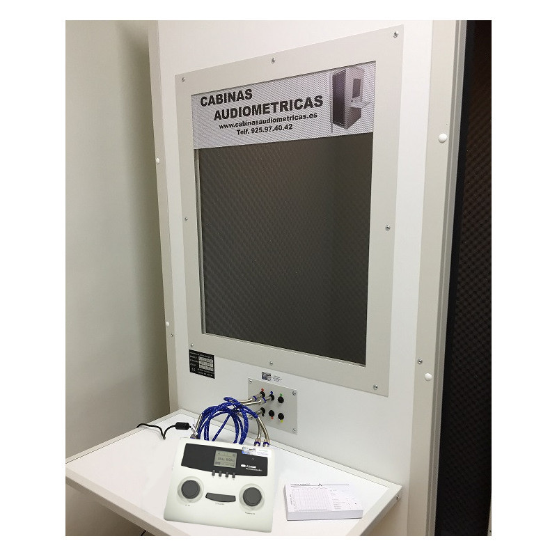 Cabina Audiométrica insonorizada para audiometrías en reconocimientos médicos Cabina Audiométrica insonorizada para audiometrías en reconocimientos médicos